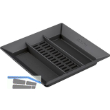 BLANCO AktivBio-Deckel 6 Liter Kunststoff Schwarz