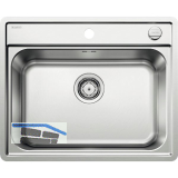 BLANCO 2D-Sp�le Lemis 6-IF Edelstahl mit AF reversibel