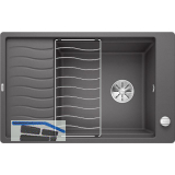 BLANCO Einbausp�le Elon XL 6 S-F fl�chenb�ndig reversibel Felsgrau
