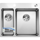 BLANCO 2D-Sp�le Andano 340/180-IF/A mit Push Control Edelstahl