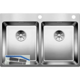 BLANCO 2D-Sp�le Andano 340/340-IF/A mit Push Control Edelstahl