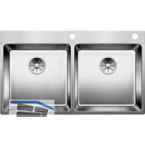 BLANCO 2D-Sp�le Andano 400/400-IF/A mit Push Control Edelstahl