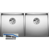 BLANCO 2D-Sp�le Claron 400/400-IF Edelstahl Seidenglanz