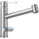 BLANCO K�chenarmatur Ambis-S 525124 drucklos Edelstahl geb�rstet