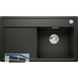 BLANCO fl�chenb�ndige Sp�le Zenar 45 S-F Schwarz, Tropfteil links