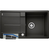 BLANCO fl�chenb�ndige Sp�le Metra 5 S-F Schwarz, reversibel