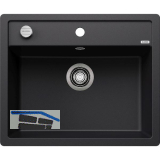 BLANCO fl�chenb�ndige Sp�le Dalago 6-F, Schwarz