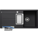 BLANCO fl�chenb�ndige Sp�le Metra 6 S-F Schwarz, reversibel