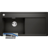 BLANCO fl�chenb�ndige Sp�le Zenar XL 6 S-F Schwarz, TT rechts