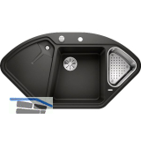 BLANCO Eck-Einbausp�le Delta II Schwarz