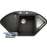 BLANCO fl�chenb�ndige Ecksp�le Delta II-F Schwarz