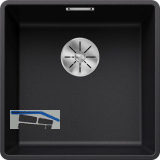 BLANCO fl�chenb�ndige Sp�le Serie Subline 400-F, Schwarz