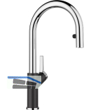 BLANCO K�chenarmatur Carena-S Vario 526172 druckfest Silgranitschwarz/Chrom