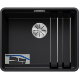 BLANCO fl�chenb�ndige Sp�le Etagon 500-F Schwarz