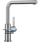 BLANCO K�chenarmatur Lanora-F 526179 Vorfenstermontage druckfest Edelstahl