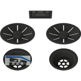 BLANCO Doppel Ab-und �berlaufset Black Edition