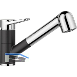 BLANCO K�chenarmatur Blancowega-S II 526428 druckfest, Silgranitschwarz/Chrom