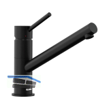 BLANCO K�chenarmatur Kano 526667 druckfest Schwarz matt