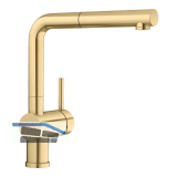 BLANCO K�chenarmatur Linus-S 526684 druckfest Satin Gold