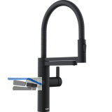 BLANCO K�chenarmatur EVOL-S Pro Soda & Filter 526633 druckfest Schwarz matt