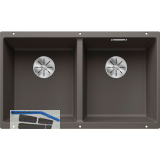 BLANCO Unterbau-Sp�le Subline 350/350-U, Vulkangrau