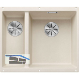 BLANCO Unterbau-Sp�le Subline 340/160-U Restebecken links, Softwei�