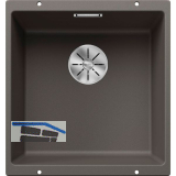 BLANCO Unterbau-Sp�le Subline 400-U, Vulkangrau