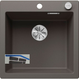 BLANCO Einbausp�le Pleon 5 mit Drehknopfgarnitur, Vulkangrau