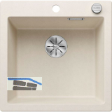 BLANCO Einbausp�le Pleon 5 mit Drehknopfgarnitur, Softwei�