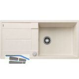 BLANCO fl�chenb�ndige Sp�le Metra XL 6 S-F Softwei�, reversibel