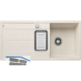 BLANCO fl�chenb�ndige Sp�le Metra 6 S-F Softwei�, reversibel