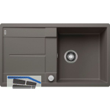 BLANCO fl�chenb�ndige Sp�le Metra 5 S-F Vulkangrau, reversibel