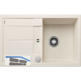 BLANCO Einbausp�le Metra 45 S mit Drehknopfgarnitur Softwei�, reversibel