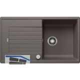 BLANCO Einbausp�le Zia 5 S Vulkangrau mit Drehknopfgarnitur, reversibel