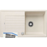 BLANCO Einbausp�le Zia 5 S mit Drehknopfgarnitur Softwei�, reversibel