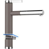 BLANCO K�chenarmatur Linee-S 526956 druckfest Vulkangrau/Chrom