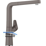 BLANCO K�chenarmatur Avona-S 526928 druckfest Vulkangrau/Chrom