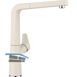 BLANCO K�chenarmatur Avona-S 526929 druckfest Softwei�/Chrom