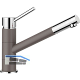 BLANCO K�chenarmatur Kano 526950 druckfest Vulkangrau/Chrom