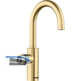 BLANCO K�chenarmatur EVOL Pro Mono Hot & Filter 527431 druckfest Satin Gold