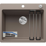 BLANCO fl�chenb�ndige Sp�le Etagon 6-F mit Ablauffernbedienung, Tartufo