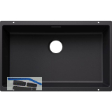 BLANCO Sp�le Subline 700-U for Coloured Components, Schwarz