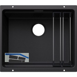 BLANCO Sp�le Etagon 500-U for Coloured Components, Schwarz