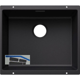 BLANCO Sp�le Subline 500-U for Coloured Components, Schwarz