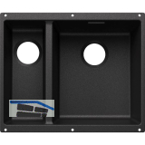 BLANCO Sp�le Subline 340/160-U for Coloured Components, Becken rechts Anthrazit