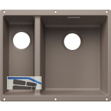 BLANCO Sp�le Subline 340/160-U for Coloured Components, Becken rechts Tartufo