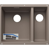 BLANCO Sp�le Subline 340/160-U for Coloured Components, Becken links Tartufo