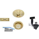 BLANCO Ab-und �berlaufset InFino f�r Color Unit Satin Gold