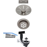 BLANCO Ab-und �berlaufset InFino f�r Color Unit Satin Platinum