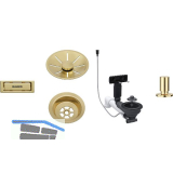 BLANCO Ab-und �berlaufset InFino f�r Color Unit Satin Gold